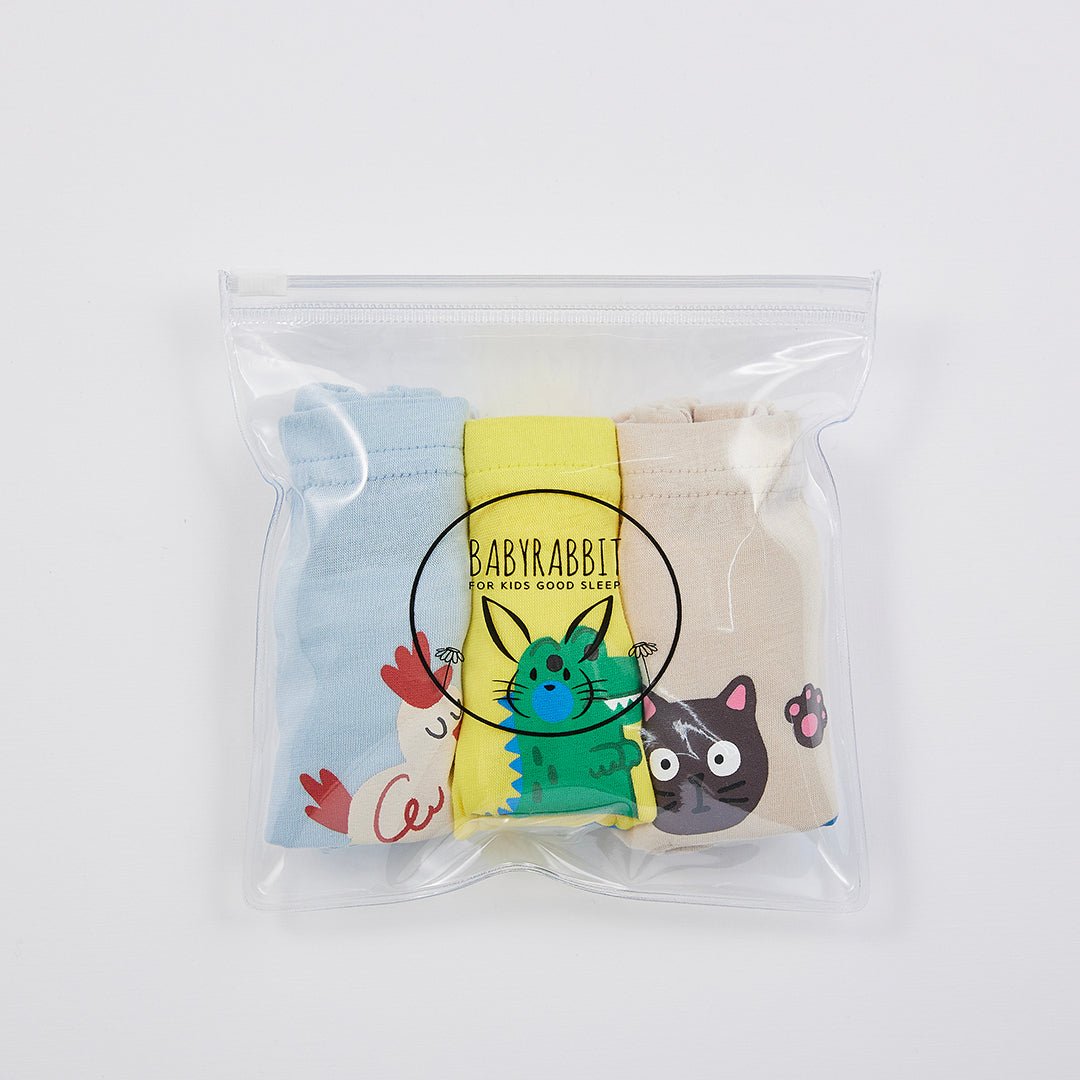 BabyRabbit Boys' Animal Underwear Set - Zezebaebae