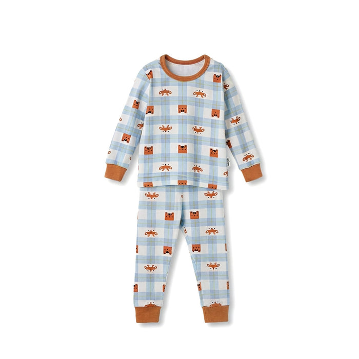 BabyRabbit Deer Checkered Long Sleeve set