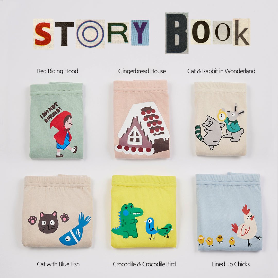 BabyRabbit Girls' Storybook Underwear Set - Zezebaebae