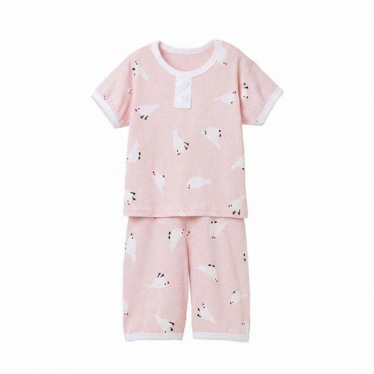 BabyRabbit Little Bird Short Sleeve & Crop Pants Set - Onzenna