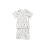 BabyRabbit Rose Short Sleeve & Crop Pants Set - Zezebaebae