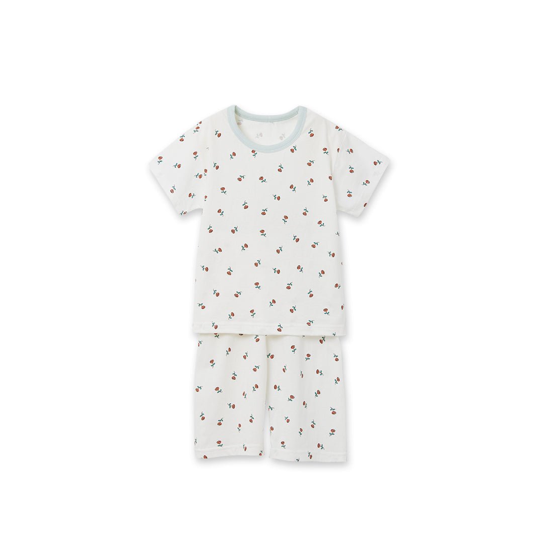 BabyRabbit Rose Short Sleeve & Crop Pants Set - Zezebaebae