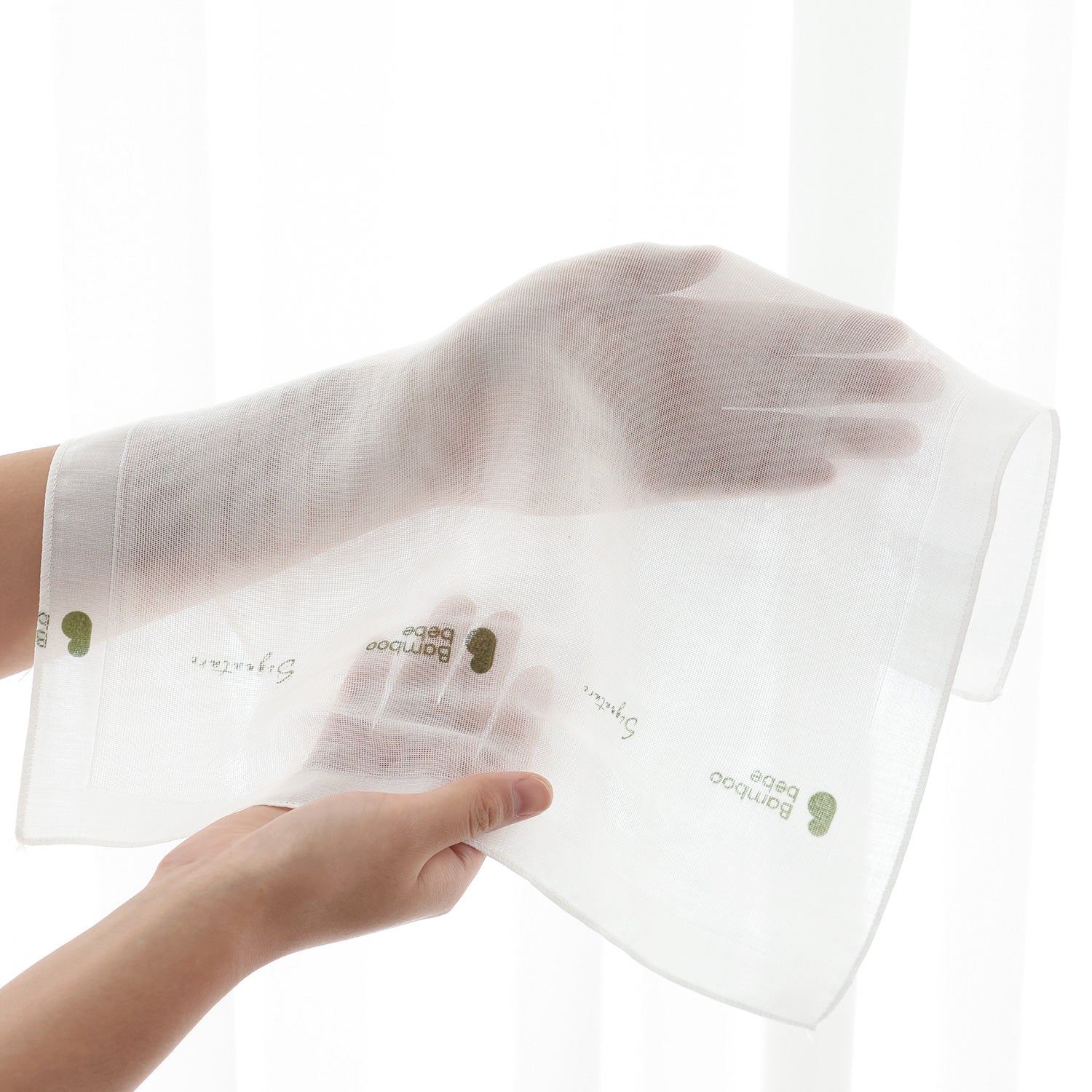 BambooBebe Signature Gauze Hankie - Pure - Zezebaebae