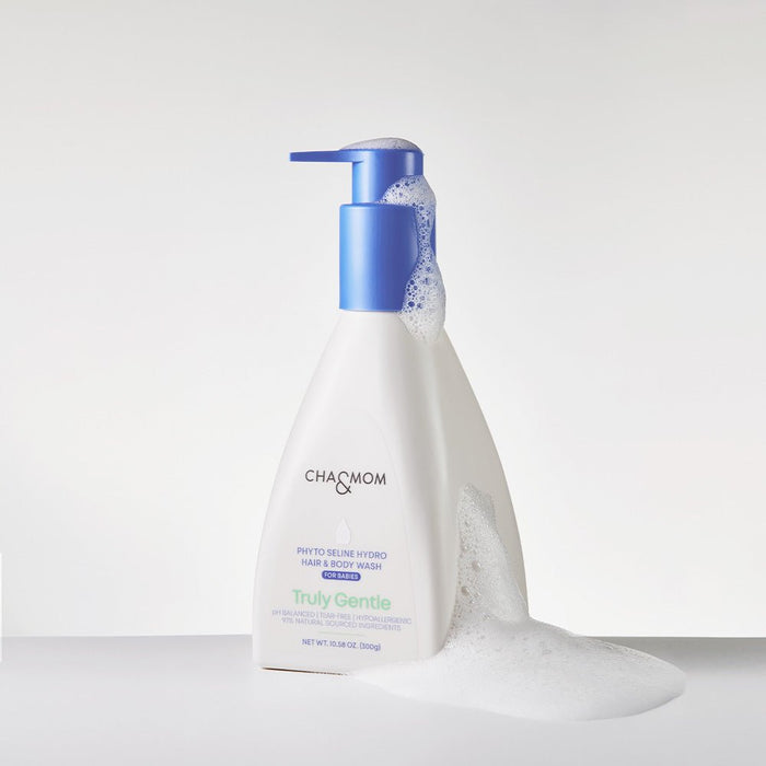 CHA&MOM Phyto Seline Hydro Hair & Body Wash, 10.58oz