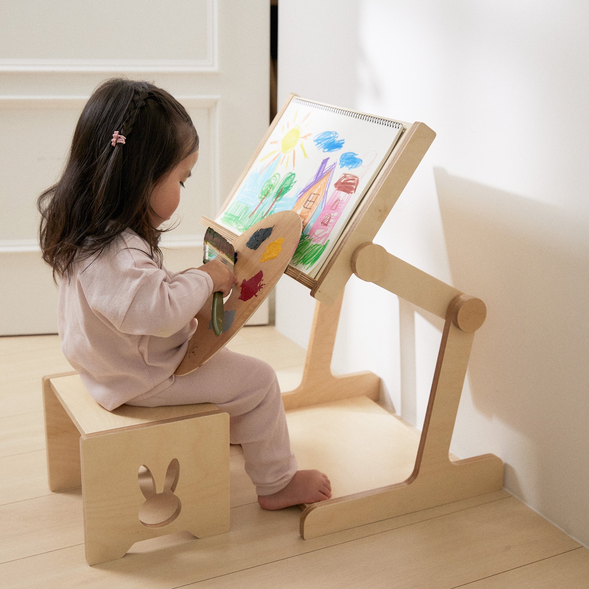 Comme moi Book Stand & Stool Bundle - Onzenna
