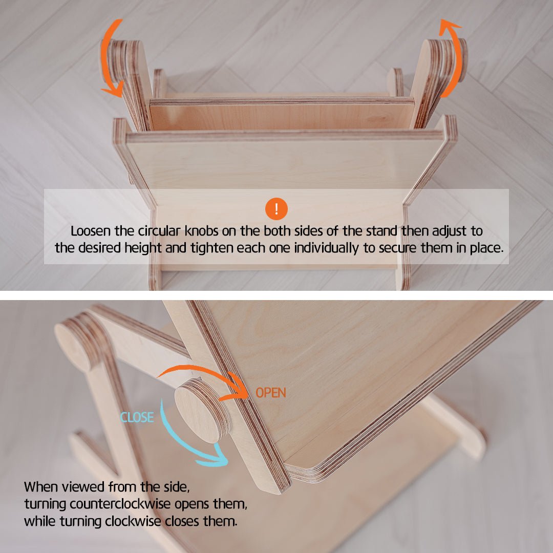 Comme moi Book Stand & Stool Bundle - Zezebaebae