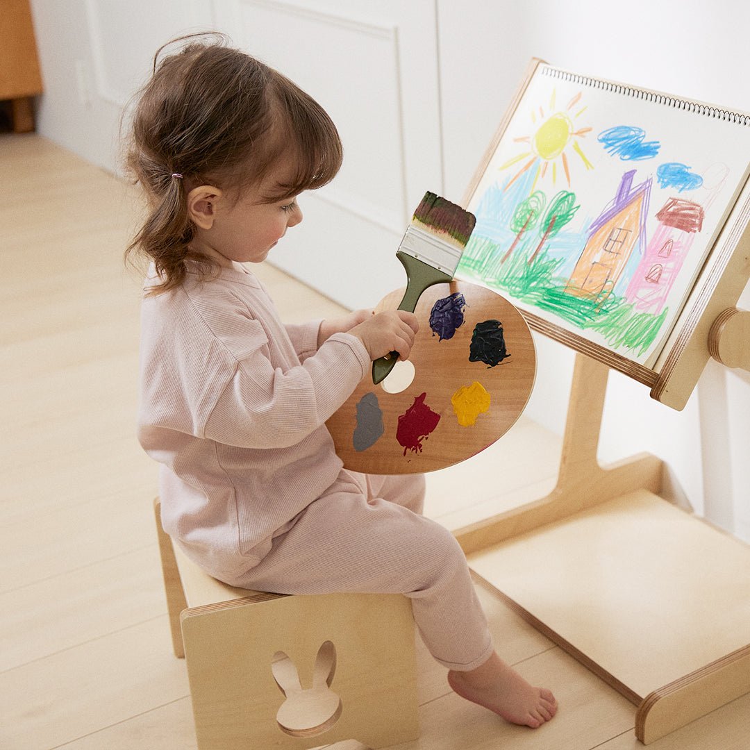 Comme moi Kids' Stool - Zezebaebae