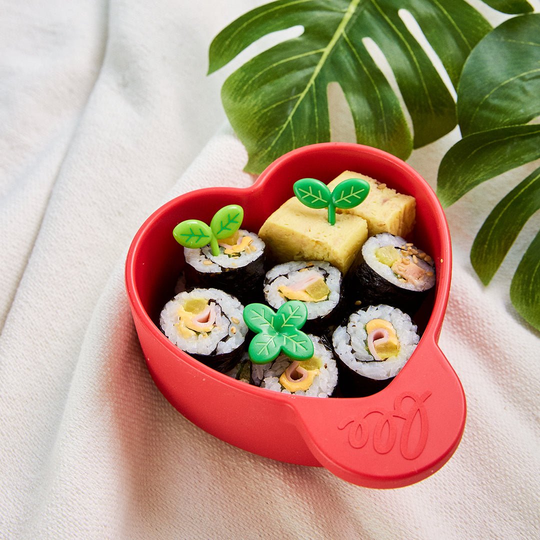 Teddy & Heart Mealtime Set - Zezebaebae